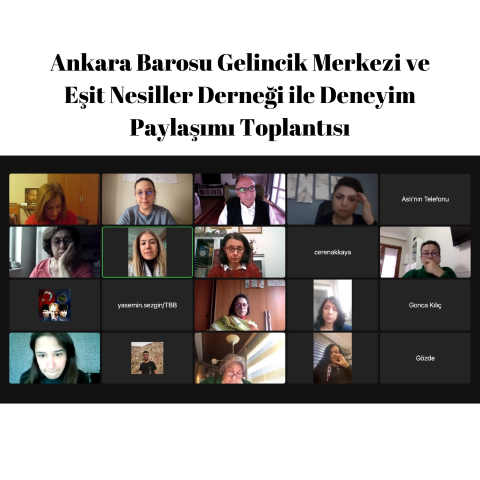 Ankara Barosu Gelincik Merkezi ve Eşit Nesiller Derneği ile Deneyim Paylaşımı Toplantısı