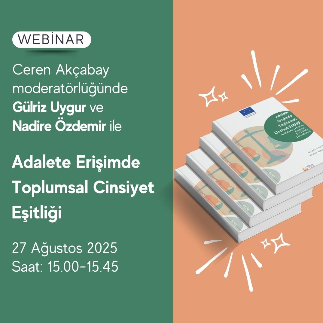 WEBİNAR DAVETİ: Adalete Erişimde Toplumsal Cinsiyet Eşitliği