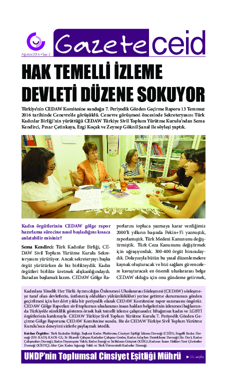 Gazete CEİD 2. Sayı