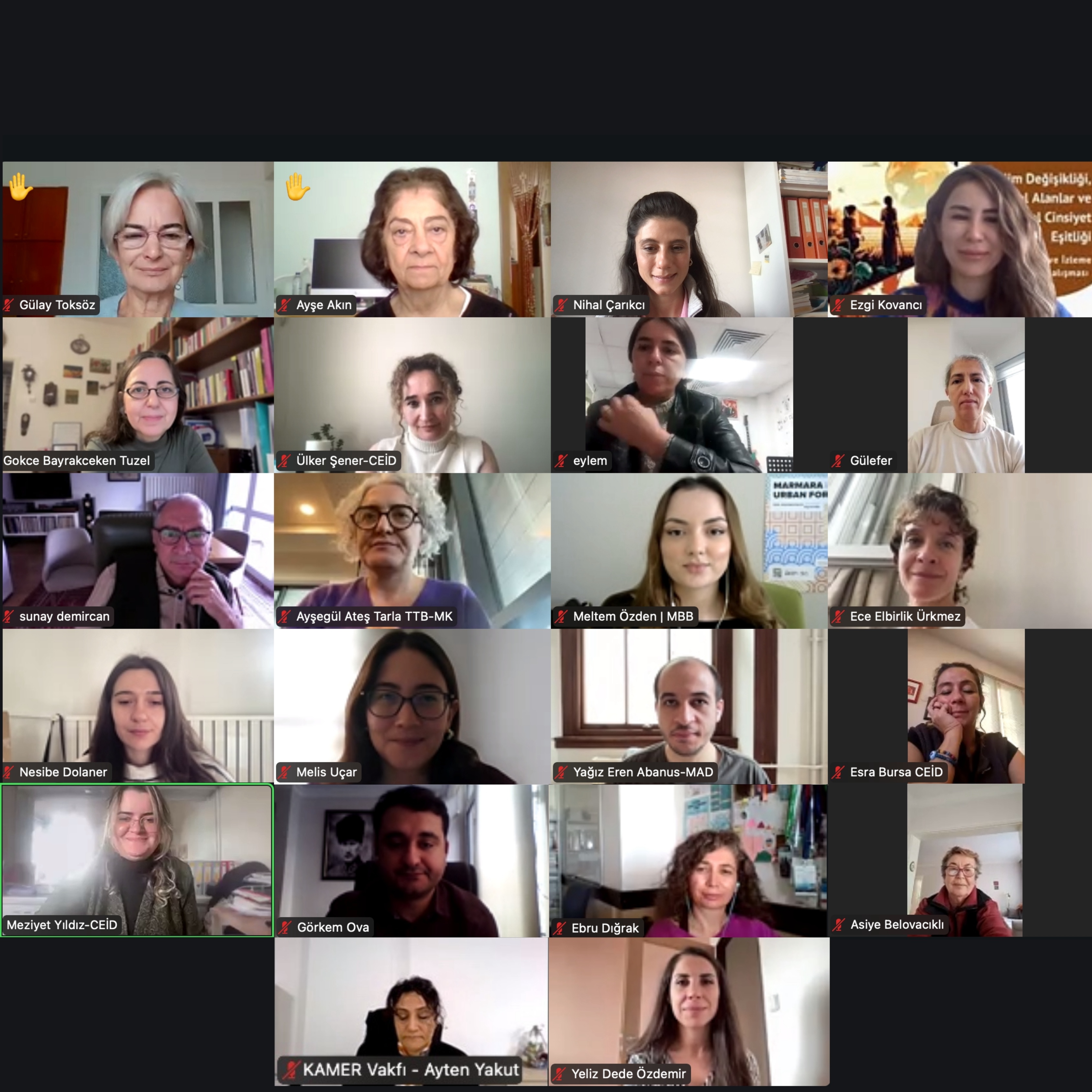 İklim Değişikliği, Kırsal Alanlar ve Toplumsal Cinsiyet Eşitliği Toplantımızı Gerçekleştirdik