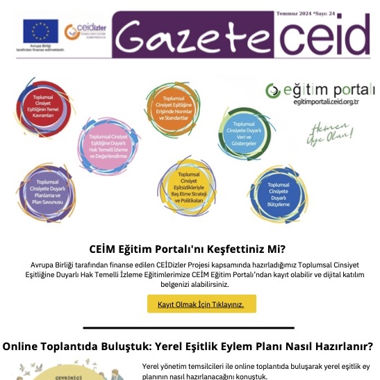 Gazete CEİD 24. Sayı Yayımlandı