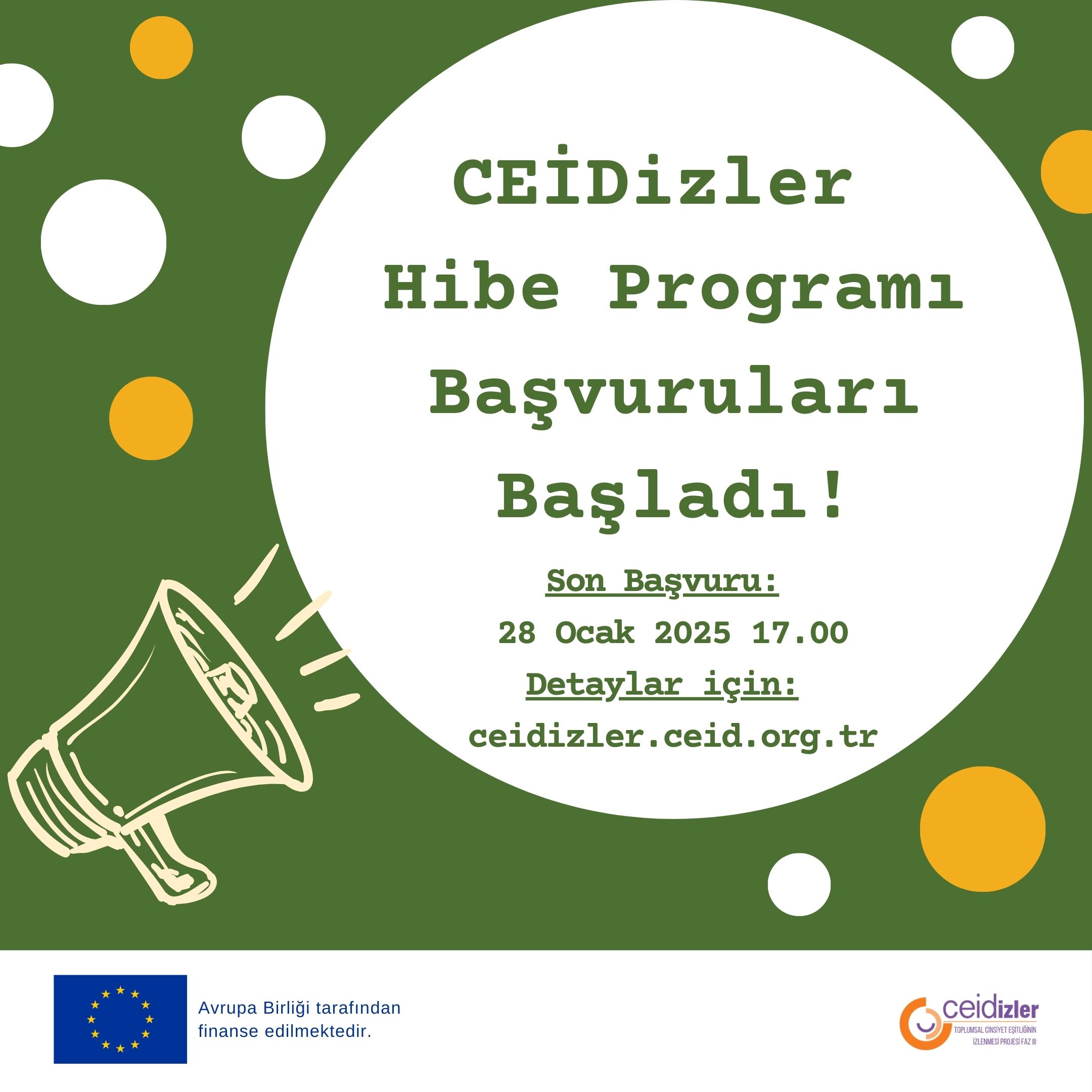 CEİDİzler Hibe Programı Başvuruları Başladı!