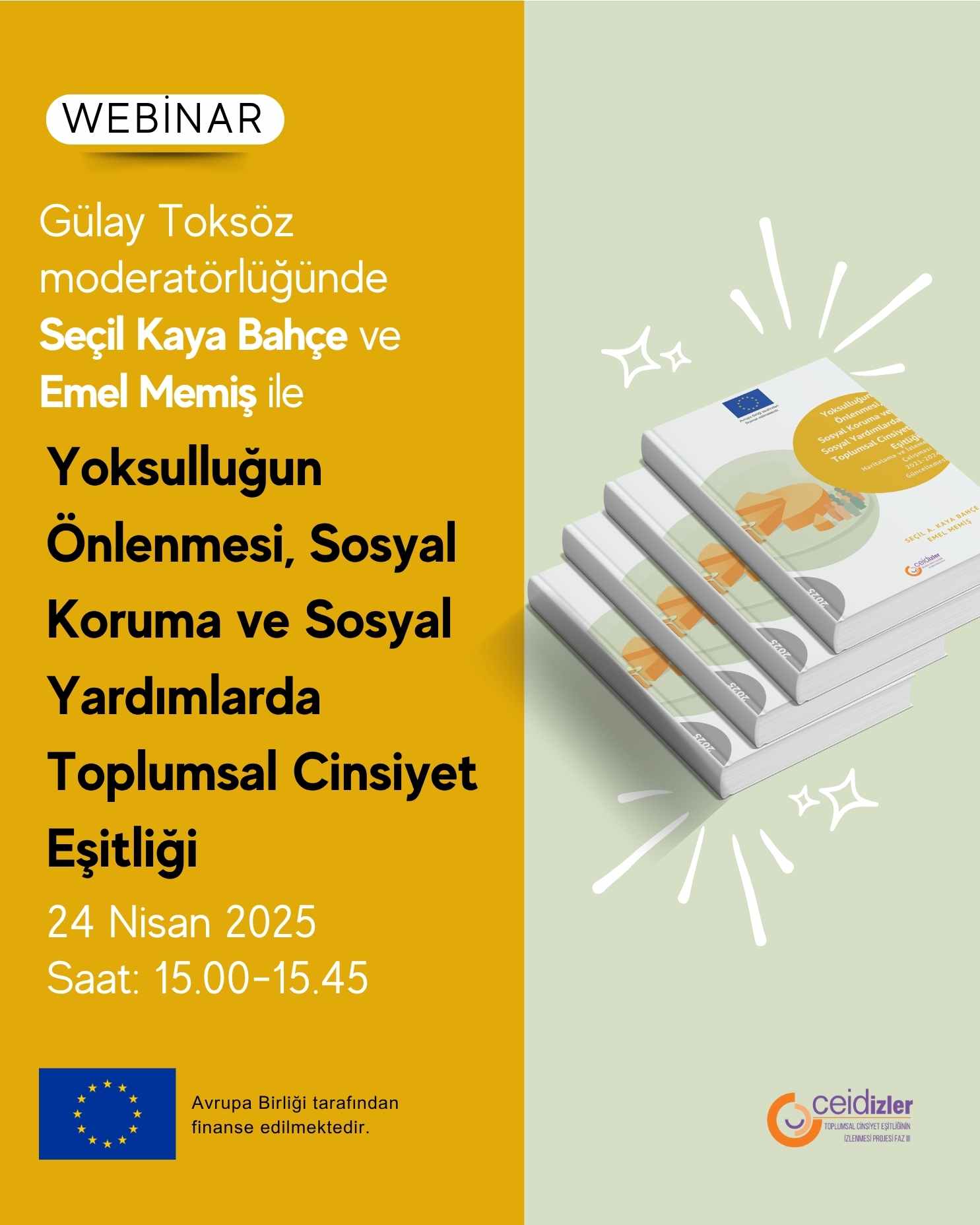 Yoksulluğun Önlenmesi, Sosyal Koruma ve Sosyal Yardımlarda Toplumsal Cinsiyet Eşitliği
